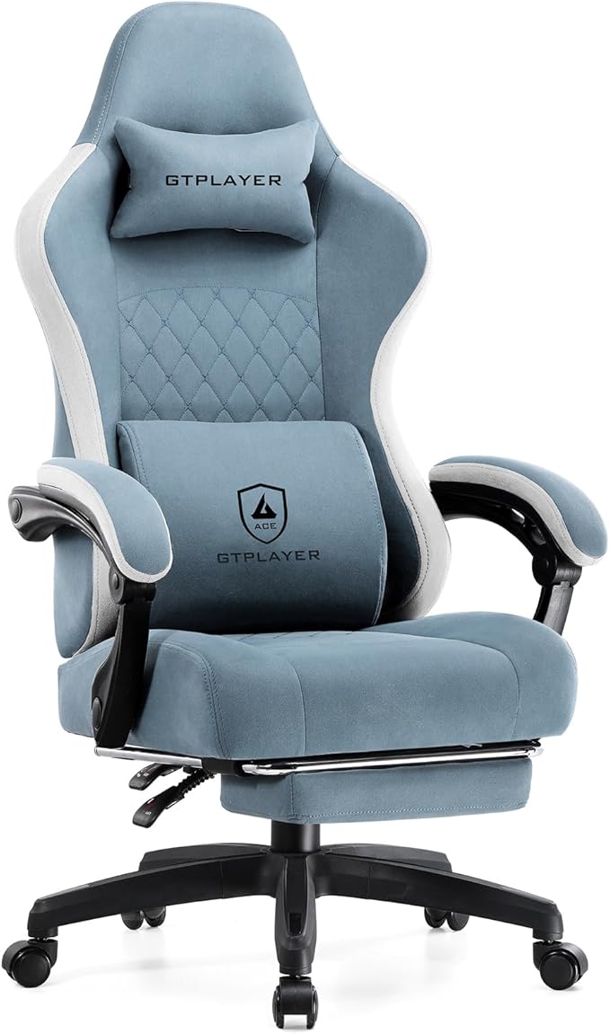 GTPLAYER Office Chair, Gaming Computer Desk Fabric Chair by GtracingDirect