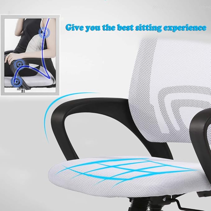 Office Chair Mid Back Desk Chair1 Ergonomic Mesh Computer Gaming - Image 7