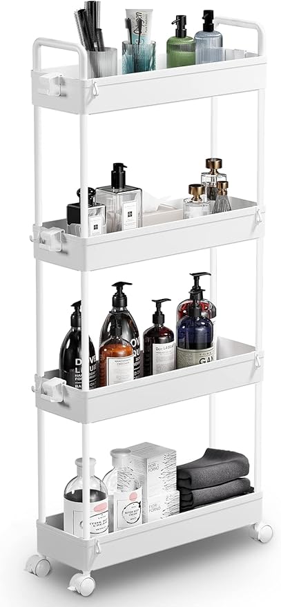 SOLEJAZZ Slim Rolling Storage Cart by SOLEJAZZ