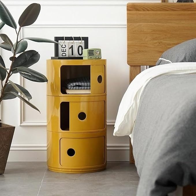 COZYMATIC 3 Tier Round Nightstand - Image 3