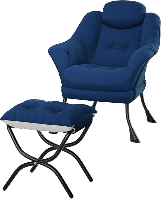 Lazy Chair with Ottoman by IDEALHOUSE