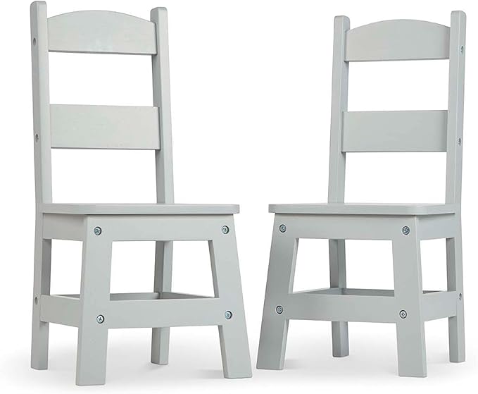 Melissa & Doug Wooden Chairs, Children's Wooden Playroom Furniture - Image 8