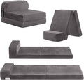 Tiita Folding Sofa Bed for Kids, Toddler Fold Out Couch Bed by TiitaHome