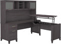 Bush Furniture Somerset 3 Position Sit to Stand L Shaped Desk by BushHome