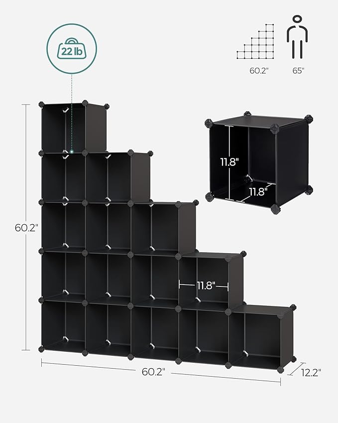 SONGMICS Cube Storage Organizer, Closet Organizers and Storage, Room - Image 7