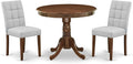 East West Furniture ANAS3-AWA-27 3 Piece Modern Dining Set consists A Dinning by EastWestFurniture