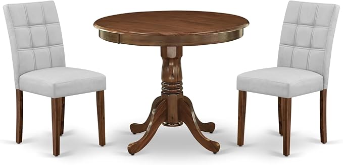 East West Furniture ANAS3-AWA-27 3 Piece Modern Dining Set consists A Dinning by EastWestFurniture