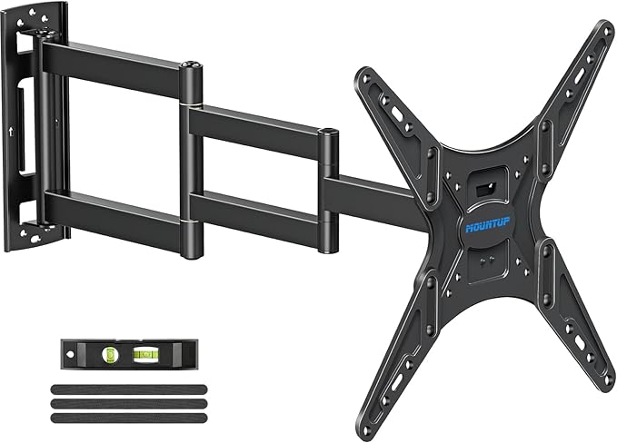 MOUNTUP Corner TV Wall Mount for Most 26-65 Inch TVs, Long Arm TV Mount by MOUNTUP