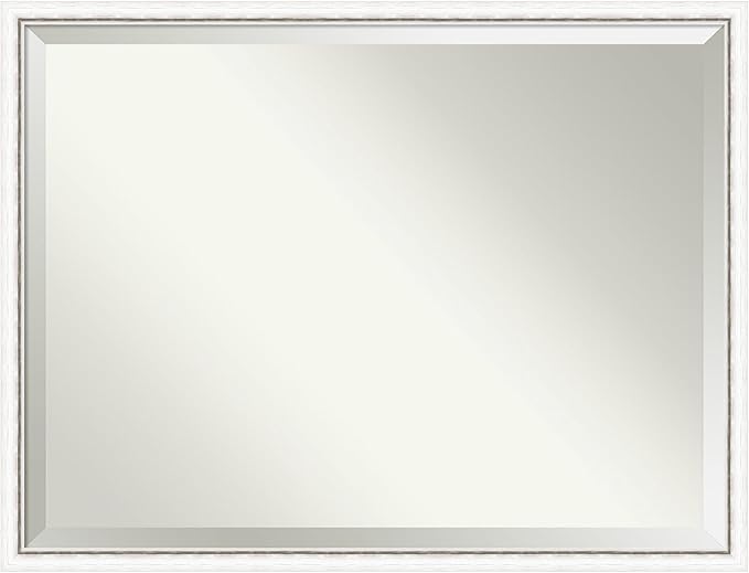 Amanti Art White Bathroom Mirror by AmantiArt