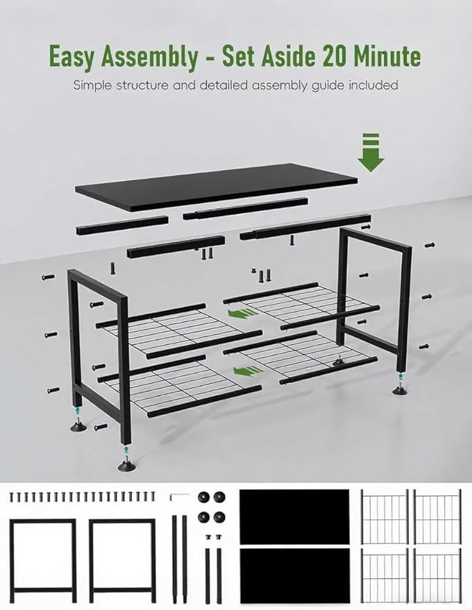 3-Tier Shoe Rack Bench - Image 5