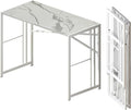 Folding Computer Desk 40 inch Writing Gaming Computer Camping Desk, No Assembly by Lutown-TeenHome