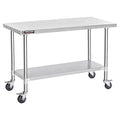 DuraSteel 24x60 NSF Stainless Steel Cart by DuraSteel