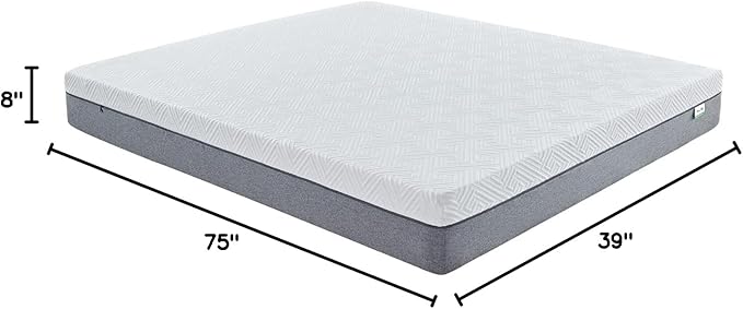 Novilla Mattress Twin, 8-Inch Gel Memory Foam Mattress - Image 2