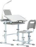 Real Relax Kids Desk and Chair Set, Children's Multifunctional School Tables by RealRelax