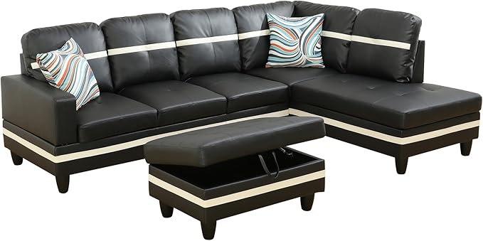 103.5" Oversized Sectional Couch, L Shaped Couch - Image 7