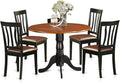East West Furniture DLAN5-BCH-LC 5 Piece Dining Room Furniture Set Includes a by EastWestFurniture
