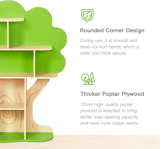 OOOK Kids Bookcase Tree Bookshelf - Image 4