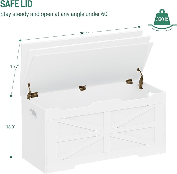39.4" Storage Chest, Extra Large Storage Trunk - Image 3