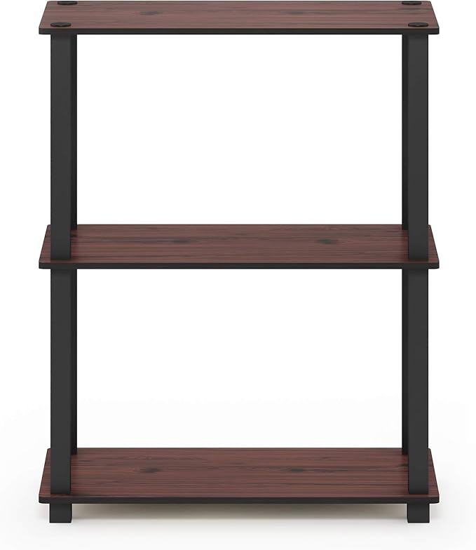 Furinno Turn-S-Tube 3-Tier Compact Multipurpose Shelf Display Rack - Image 5