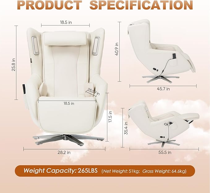 COLAMY Zero Gravity Massage Chair - Image 3