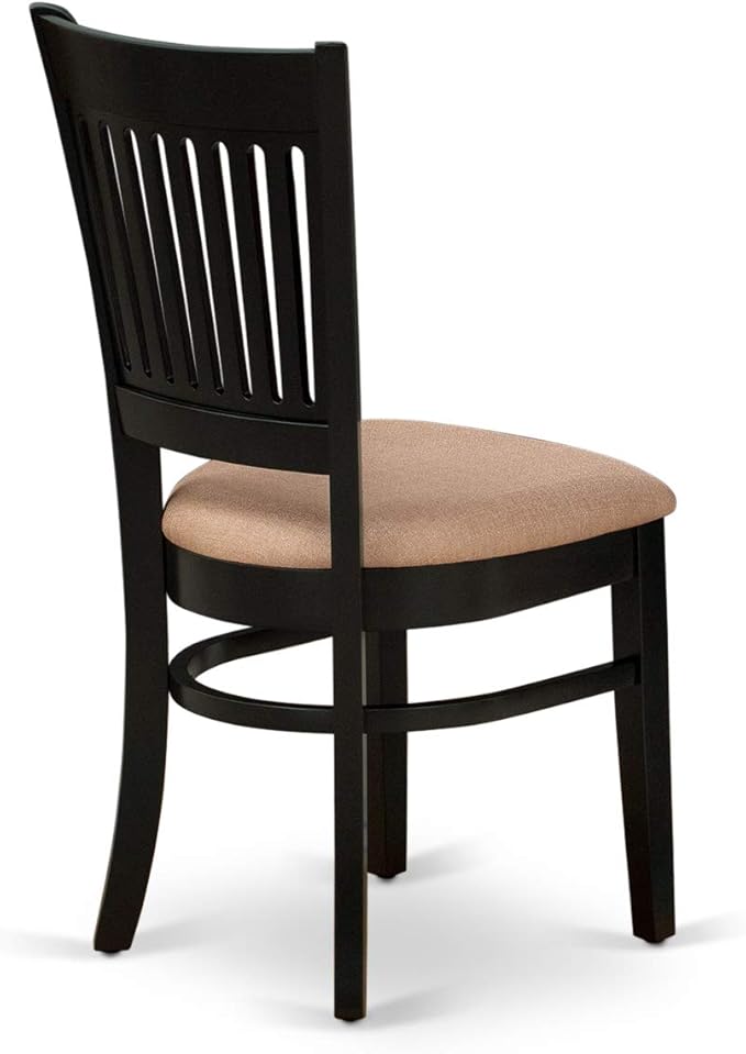 East West Furniture LGVA5-BLK-C 5 Piece Dining Room Furniture Set Includes a - Image 10