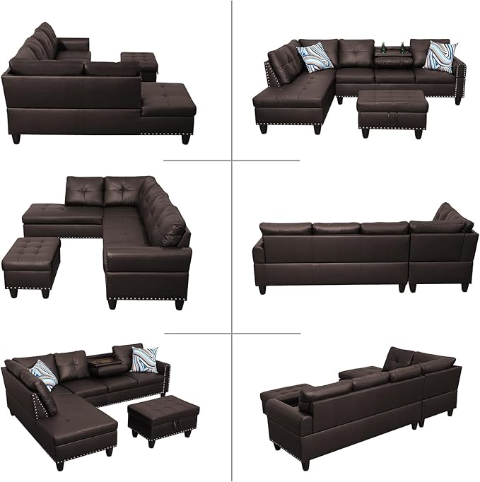 L Shaped Modular Sectional Sofa - Image 6