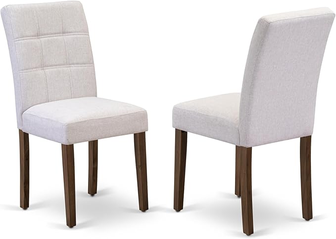 East West Furniture ANAS5-AWA-08 5 Piece Mid Century Dining Table Set Consists - Image 6