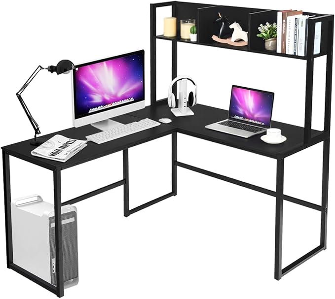 Tangkula Reversible L-Shaped Desk by TANGKULA