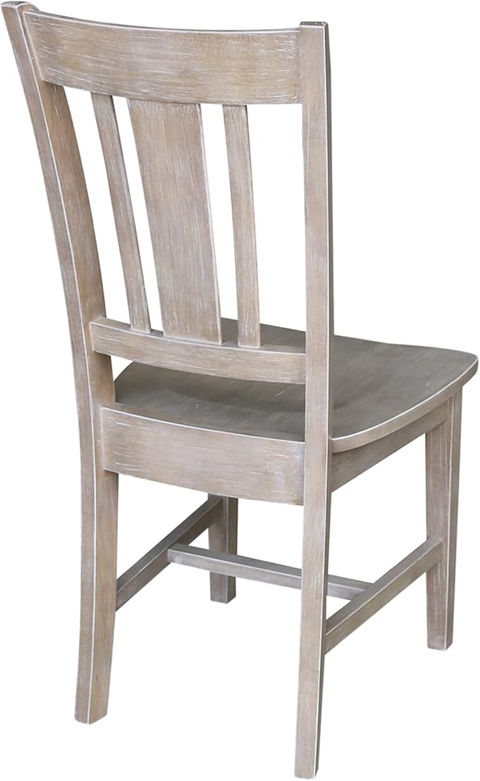 International Concepts Set of Two San Remo Splatback Chairs, Washed Gray Taupe - Image 11