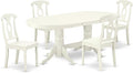 East West Furniture VAKE5-LWH-W 5 Piece Kitchen Table Set by EastWestFurniture