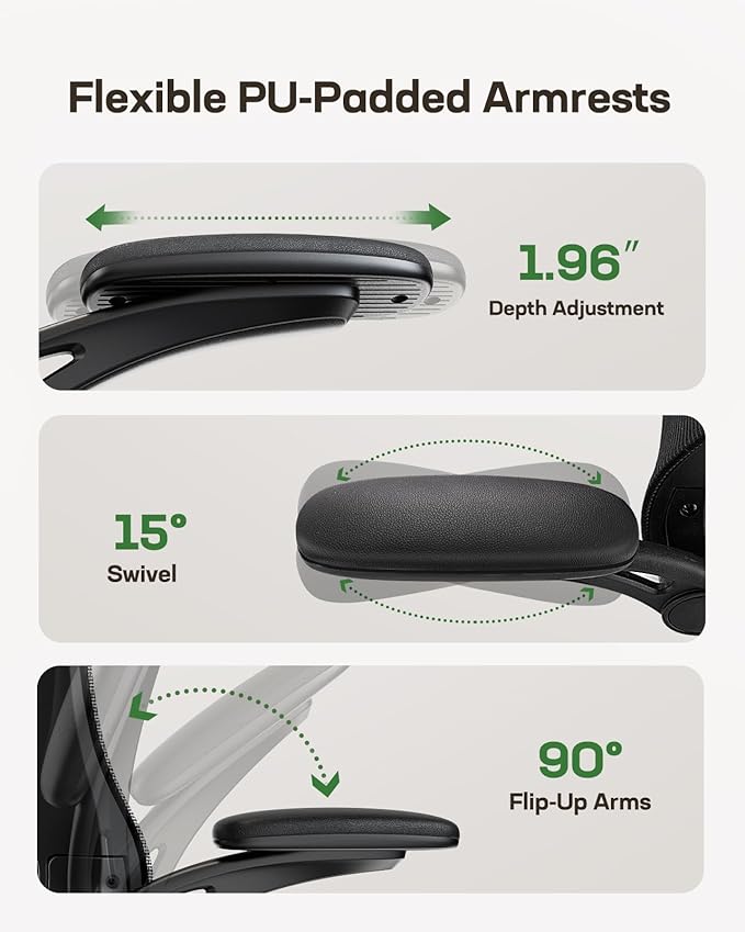 Marsail Ergonomic Office Chair - Image 3