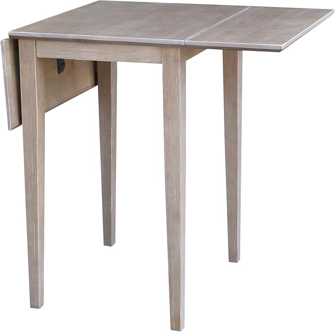 IC International Concepts, Solid Wood Small Drop Leaf Dining Table, Solid Real - Image 9