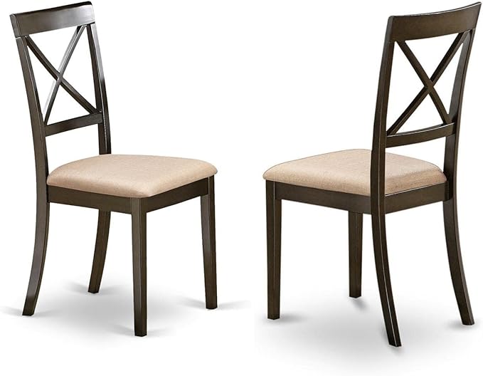 East West Furniture HLBO5-CAP-C 5 Piece Dining Room Furniture Set Includes a - Image 3