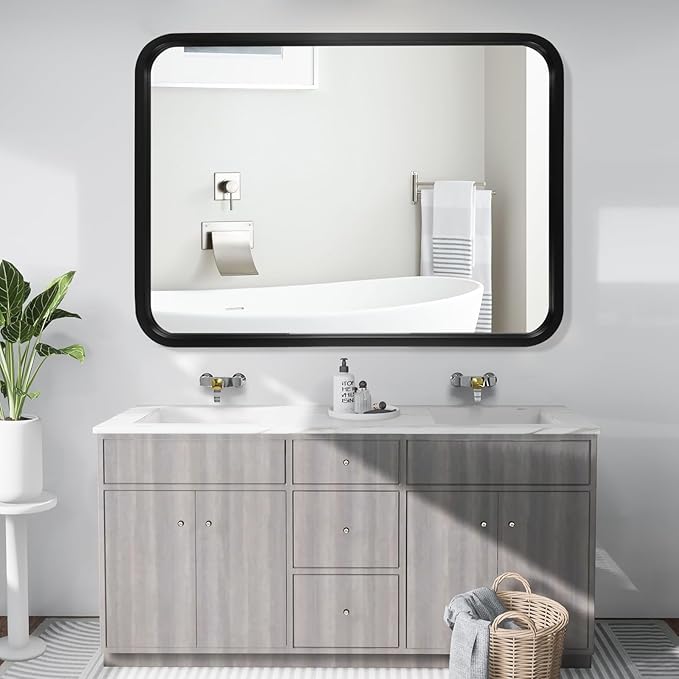 WallBeyond 30x40 Inch Wood Mirror - Image 2