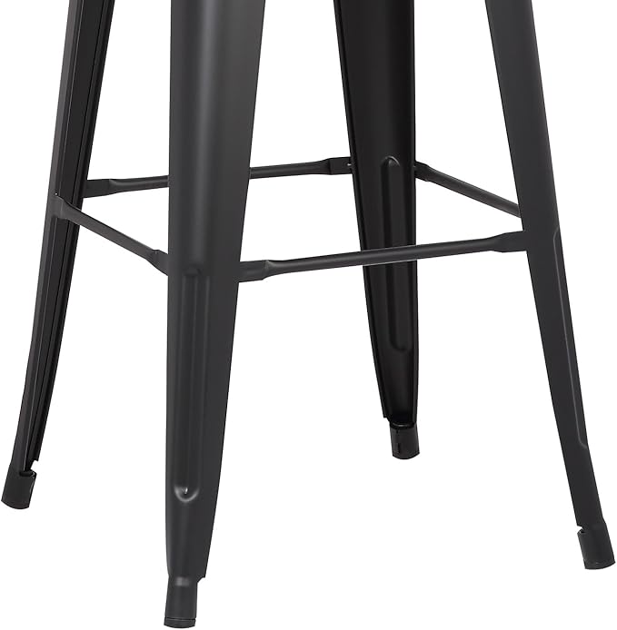 AC Pacific 30” Metal Barstool Set of 2 – Country Rustic Style - Image 9