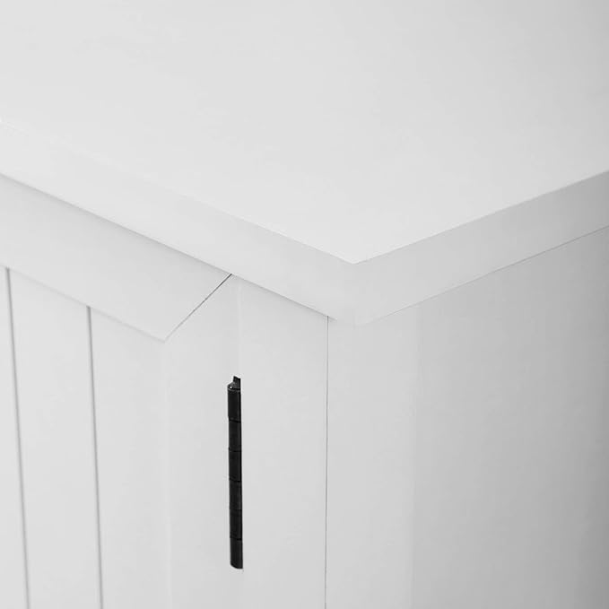Walker Edison Buren Classic Grooved Door TV Stand - Image 6