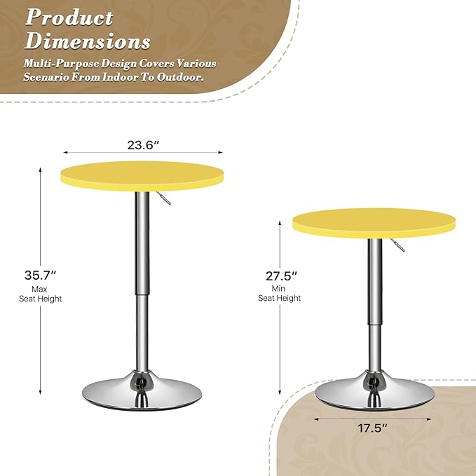 Athena Collection Bar Table - Image 3