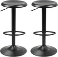 Bar Stools - 2 Pack, Adjustable Swivel Height Counter Bar Stool, Modern Metal by Unknown