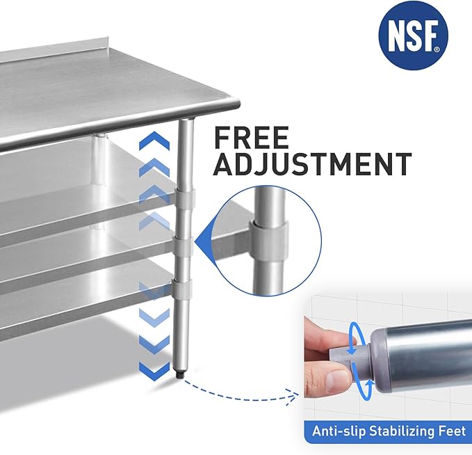 ROCKPOINT Stainless Steel Prep & Work - Image 4