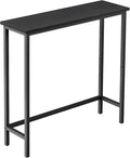 HollyHOME Narrow Console Table, 29.5" Slim Entryway Table, Sofa Stand, Hallway by HollyHOME