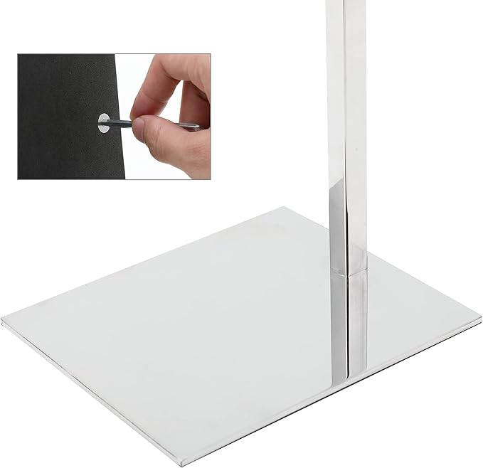 2 Pack Handbag Display Stands, Adjustable Height Stainless Steel Hanger Rack - Image 8
