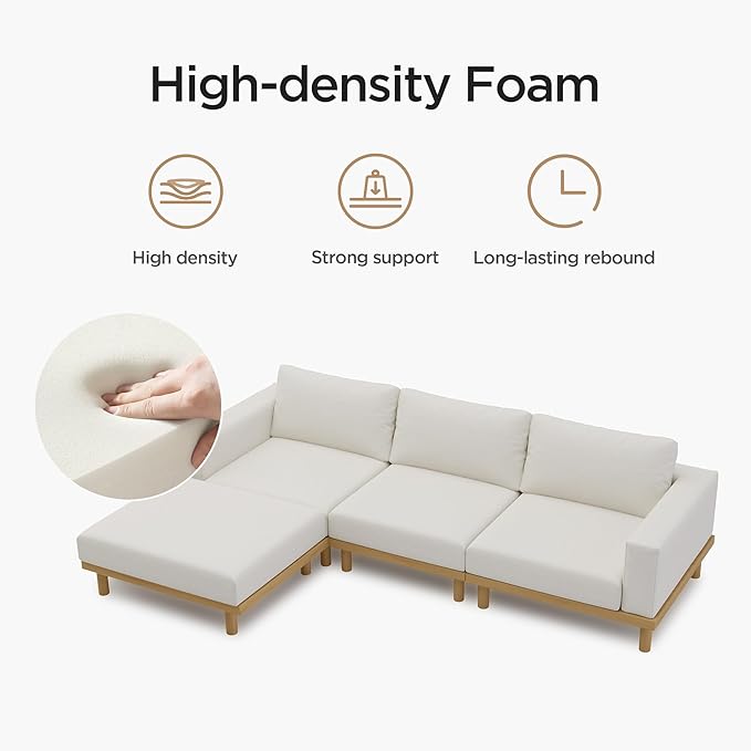 Acanva Minimalist Modular Sectional Sofa - Image 7