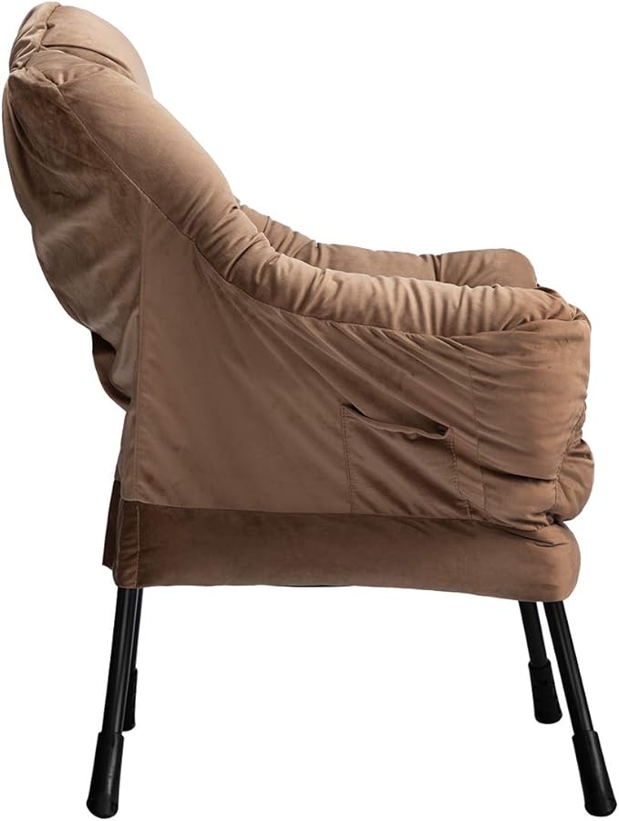 HollyHOME Modern Fabric Large Lazy Chair, Accent Oversized Comfy Reading Chair - Image 10