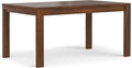 SIMPLIHOME Wilson Extendable Dining Table, Solid Wood Walnut Veneer, 60-76 x 36 by SimpliHome