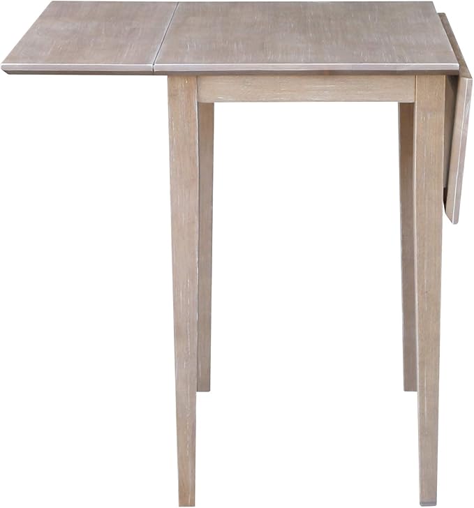 IC International Concepts, Solid Wood Small Drop Leaf Dining Table, Solid Real - Image 8