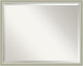 Amanti Art Silver Bathroom Mirror by AmantiArt