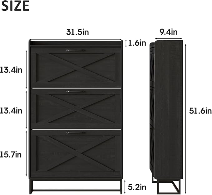 Maupvit Shoe Storage Cabinet - Image 2