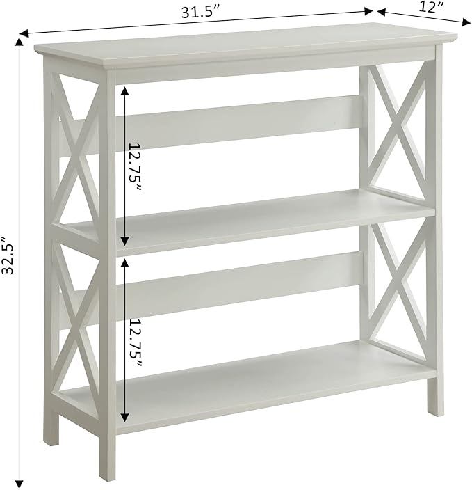 Convenience Concepts Oxford 3 Tier Bookcase - Image 3
