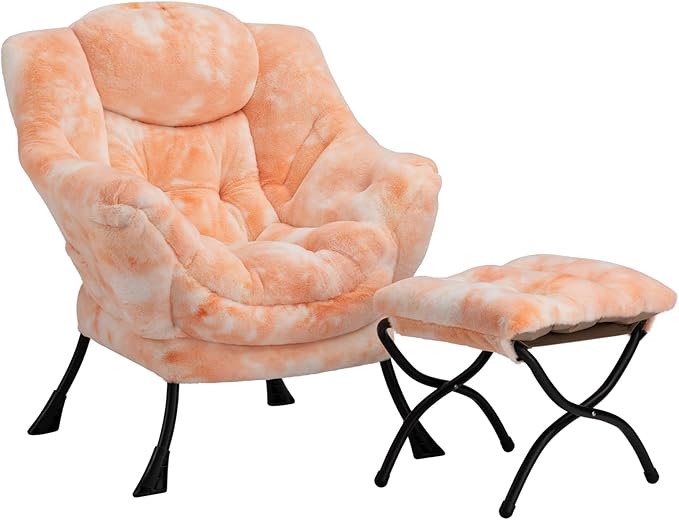 HollyHOME Faux-Fur Lazy Chair - Image 9