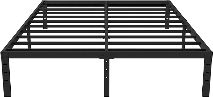 16 Inch California King Bed Frames No Box Spring Need, Platform Cal King Bed by Upcanso